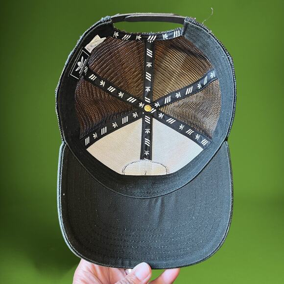 ADIDAS Mesh Dad Trucker Hat Adjustible Golf Swim Summer Has Fade Athletic Sports - Picture 10 of 15